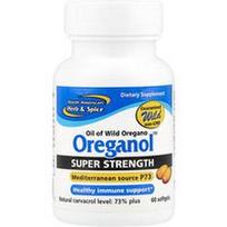North American Herb & Spice, Oreganol™, itin stiprus, 60 minkštųjų kapsulių
