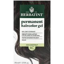 Herbatint, Ilgalaikiai plaukų dažai geliu, 4C pelenų kaštoninė, 170 ml