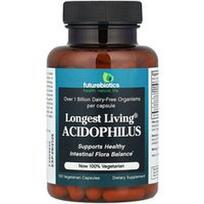 Futurebiotics, „Longest Living® Acidophilus“, 100 vegetariškų kapsulių