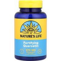 Nature's Life, Stiprinamasis kvercetinas, 370 mg, 100 kapsulių