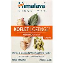 Himalaya, Koflet Lozenge®, originalios, su mentoliu, 20 pastilių