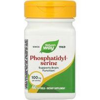 Nature's Way, Fosfatidilserinas, 100 mg, 60 minkštųjų kapsulių