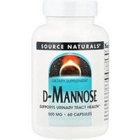 Source Naturals, D-manozė, 60 kapsulių