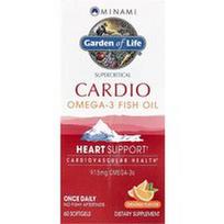 Minami Nutrition, Superkritinis kardio, omega-3 žuvų taukai, apelsinų skonio, 915 mg, 60 minkštųjų kapsulių