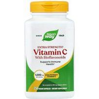 Nature's Way, Vitaminas C su bioflavonoidais, 250 veganiškų kapsulių