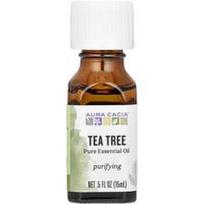 Aura Cacia, Grynas eterinis aliejus, arbatmedžio, 15 ml (0,5 fl oz)