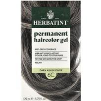 Herbatint, Ilgalaikiai plaukų dažai gelyje, 6C tamsi pelenų blondinė, 170 ml