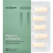 Olympian Labs, Prebiotikas ir probiotikas, 30 kapsulių