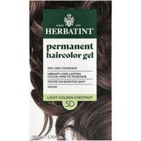 Herbatint, Ilgalaikiai plaukų dažai geliu, 5D šviesiai auksinis kaštonas, 170 ml