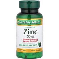 Nature's Bounty, Cinkas, 50 mg, 100 tablečių
