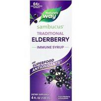 Nature's Way, Sambucus®, tradicinis imuninis sirupas, šeivamedžio uogų, 120 ml