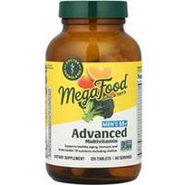 MegaFood, Vyriški 55+, pažangūs multivitaminai, 120 tablečių