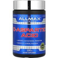 ALLMAX, D-asparto rūgštis, 3.53 uncijos (100 g)