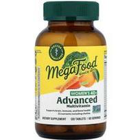 MegaFood, Moteriškas 40+ pažangus multivitaminas, 120 tablečių