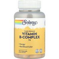 Solaray, Vitamino B kompleksas 75, Timed Release, 100 VegCaps