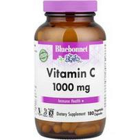 Bluebonnet Nutrition, Vitaminas C, 1000 mg, 180 augalinių kapsulių