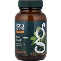 Gaia Herbs, Eleutero šaknis, 60 skystų fitokapsulių® (277 mg vienoje kapsulėje)