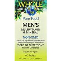 Natural Factors, Visa žemė ir jūra®, vyriški multivitaminai ir mineralai, 60 tablečių