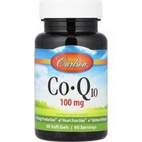 Carlson, CoQ10, 100 mg, 90 minkštųjų kapsulių