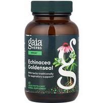 Gaia Herbs, Ežiuolės žiedų ekstraktas (Goldenseal), 60 skystų fitokapsulių®
