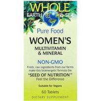 Natural Factors, Visa žemė ir jūra®, moterų multivitaminai ir mineralai, 60 tablečių