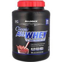 ALLMAX, Klasikinis AllWhey®, 100% išrūgų baltymai, šokoladas, 5 svarai (2,27 kg)