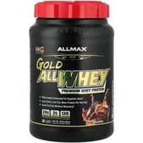 ALLMAX, GOLD ALLWHEY®, aukščiausios kokybės išrūgų baltymai, šokoladas, 2 svarai (907 g)
