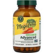 MegaFood, Moteriški 55+, pažangūs multivitaminai, 120 tablečių