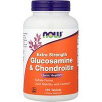 NOW Foods, Gliukozaminas ir chondroitinas, ypač stiprus, 120 tablečių