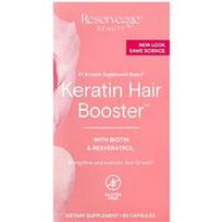 Reserveage Beauty, Keratino plaukų stipriklis™ su biotinu ir resveratroliu, 60 kapsulių
