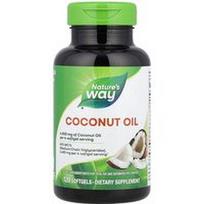 Nature's Way, Kokosų aliejus, 120 minkštųjų gelių (1 000 mg viename minkštajame gelyje)