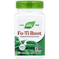 Nature's Way, Fo-Ti šaknis, 100 veganiškų kapsulių (610 mg vienoje kapsulėje)
