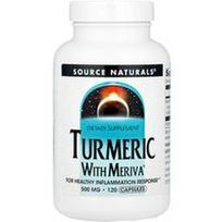 Source Naturals, Ciberžolė su Meriva®, 500 mg, 120 kapsulių