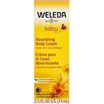 Weleda, Kūdikis, maitinamasis kūno kremas, medetkų ekstraktai, 2,5 fl oz (75 ml)