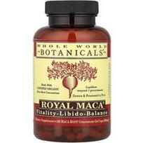 Whole World Botanicals, Royal Maca®, 500 mg, 180 gelio kapsulių