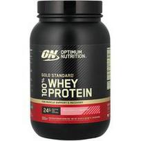 Optimum Nutrition, „Gold Standard®“ 100 % išrūgų baltymų milteliai, braškių skonio, 907 g