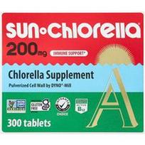 Sun Chlorella, Chlorelos papildas, 200 mg, 300 tablečių