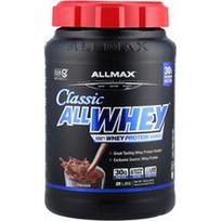 ALLMAX, CLASSIC ALLWHEY®, 100% išrūgų baltymų šaltinis, šokoladas, 2 svarai (907 g)