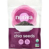 Nutiva, Ekologiškos chia sėklos, 6 uncijos (170 g)