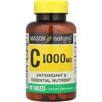 Mason Natural, Vitaminas C, 1000 mg, 100 tablečių