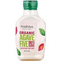 Madhava, Švarus ir paprastas, ekologiškas „Agave Five®“, mažo glikeminio indekso saldiklis, 454 g