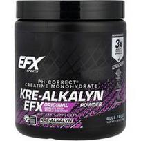 EFX Sports, Kre-Alkalyn EFX milteliai, Blue Frost, 7.76 oz (220 g)