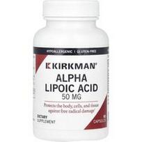 Kirkman Labs, Alfa lipoinė rūgštis, 50 mg, 90 kapsulių