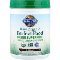 Garden of Life, Žalias ekologiškas „Perfect Food®“ supermaistas, šokolado skonio, 570 g