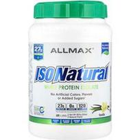 ALLMAX, ISONatural™, išrūgų baltymų izoliatas, vanilė, 2 svarai (907 g)