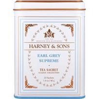 Harney & Sons, Puikios arbatos, Earl Grey Supreme, 20 paketėlių, 1.4 uncijos (40 g)