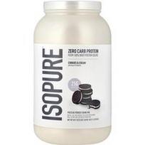 Isopure, Nulinių angliavandenių baltymų milteliai, sausainiai su grietinėle, 1,36 kg