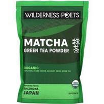 Wilderness Poets, Ekologiški Matcha žaliosios arbatos milteliai, 12 uncijų (340 g)
