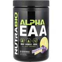 NutraBio, „Alpha EAA“, mėlynių limonadas, 395 g