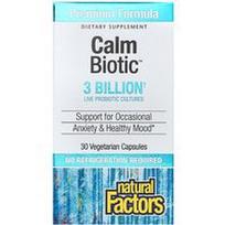 Natural Factors, „Calm Biotic™“, 3 milijardai, 30 vegetariškų kapsulių